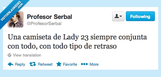 conjunta,retraso,conjunto,camiseta,lady 23