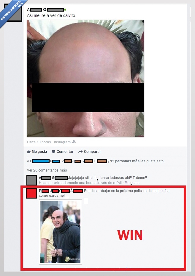 gargamel,calvo,actor,epic win,comentario