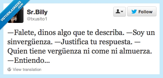 Falete,vergüenza,come,sin,entiendo