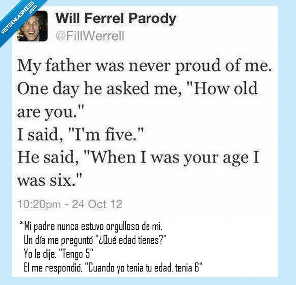 edad,padre,hijo,decepción,cinco,seis,5,6