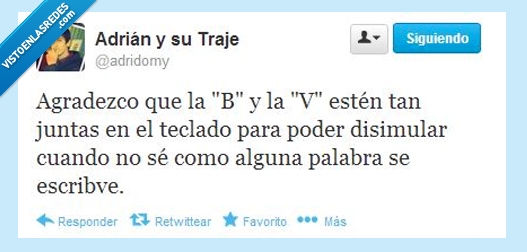 v,b,disimular,teclado,escribir