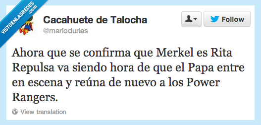 reuna,papa,power rangers,rita repulsa,merkel,reunir