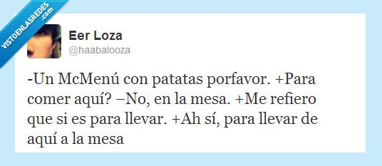 McMenu,McDonalds,mesa,patatas,comer,llevar