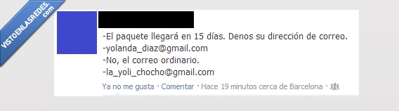paquete,ordinario,e-mail,dirección,correo