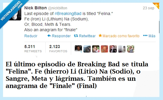 felina,Breaking Bad,final,último,episodio,sangre,lagrimas