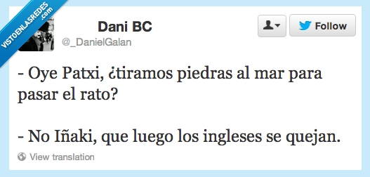 tirar,ingleses,mar,piedra,vascos,iñaki,patxi