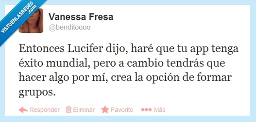 Lucifer,Whatsapp,grupos,app