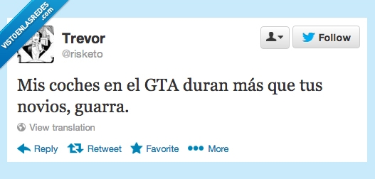 Gta,Twitter,coches,novio,ligerita