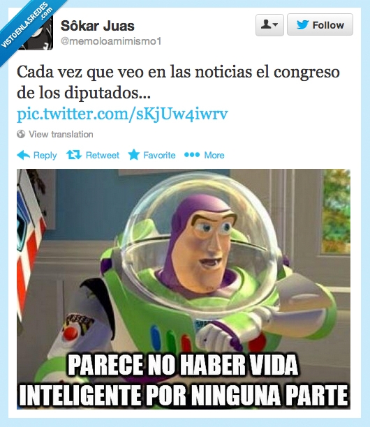 Toy story,sin signos de inteligencia,diputados