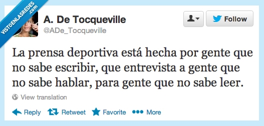 tonto,deportes,hablar,leer,prensa deportiva,prensa,inutil,escribir