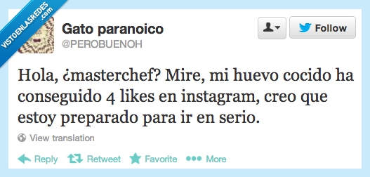 master,chef,profesional,likes,instagram,huevo,cocido