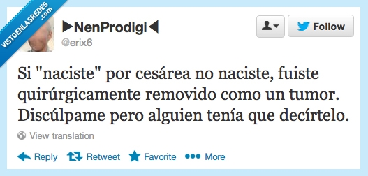 cesaria,nacer,tumor,decir