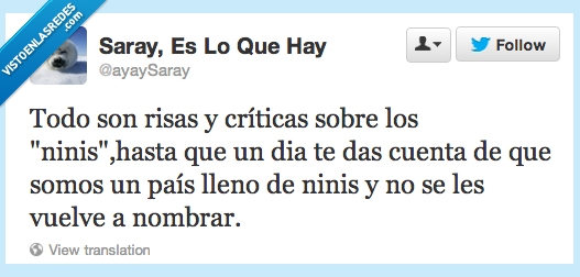 twitter,sociedad,risas,ninis. nombrar,paro