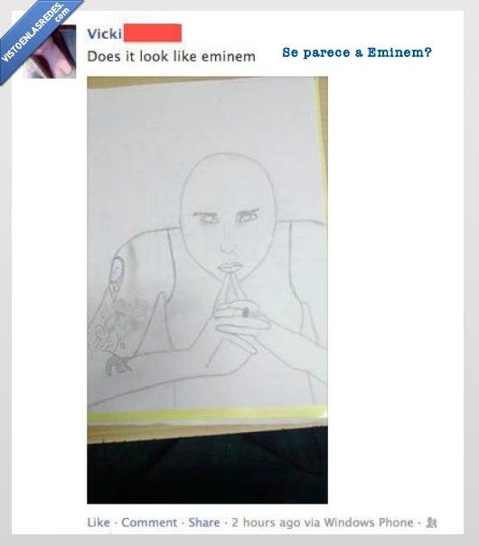 ole tu,parece,dibujo,eminem