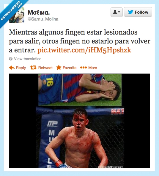 futbol,teatro,volver,entrar,fingir,herida,sangre,boxeo