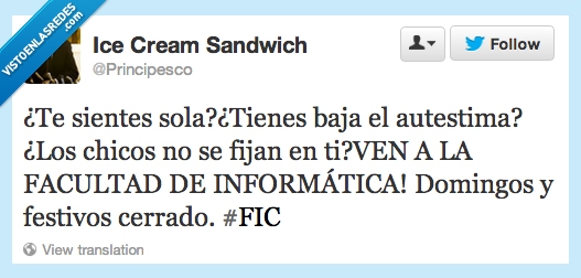 informatica,chicas,autoestima,salidos,feos