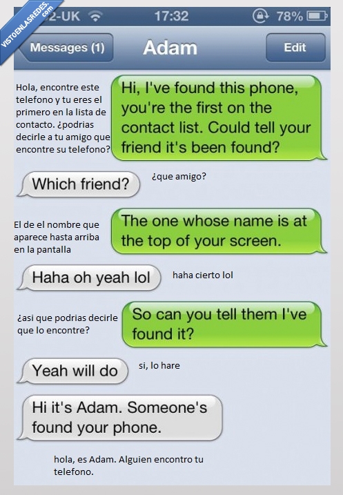 avisar,telefono,encontrar,tonto