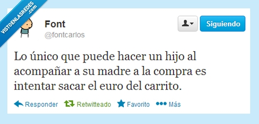 hijo,madre,compra,euro,carrito,conseguir