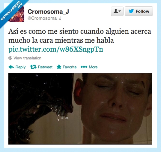 comer,cara,cerca,hablar,alien