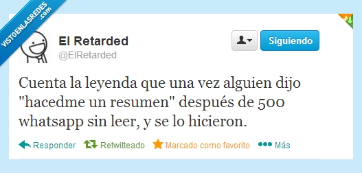 WhatsApp,WA,Twitter,resumen,grupal,amigo,preguntar