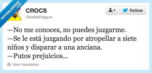 justicia,prejuicios,twitter,ironía,asesinato,disparar,anciana,matar,juicio