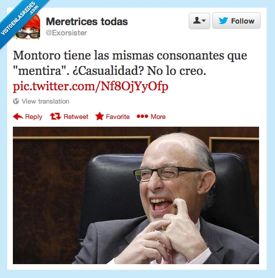 montoro,mentira,ministro,twitter,consonantes