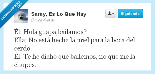 twitter,bailar,conversacion,creida,corte,miel,boca,cerdo