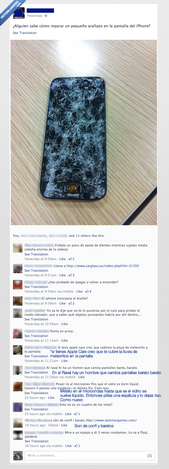 cualquiera lo arregla,encender,apagar,chino,arroz,comentarios,destrozado,roto,iphone,movil