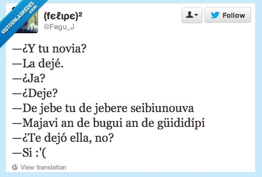 asereje,conversación,tuitazo,cancion,dejar,novia