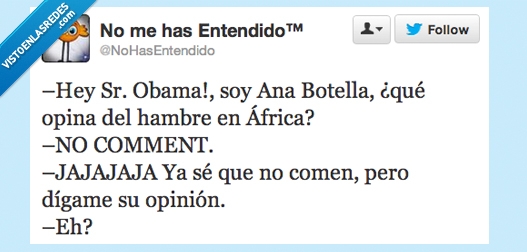 Ana botella,ingles,humor,comment,comer,comen,niños,hambre,africa