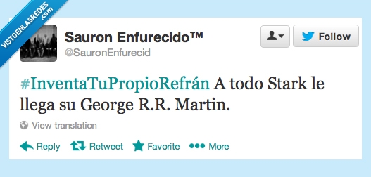 Stark,George R.R. Martin,Refrán,San Martín,Juego de Tronos