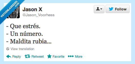 estrés,numero,tres,rubia,tonta