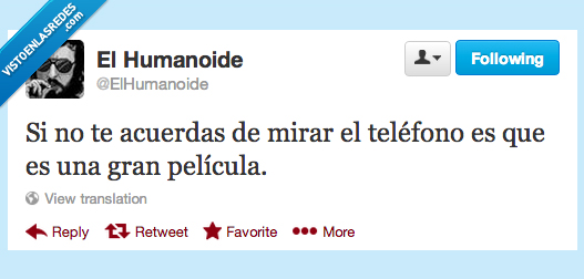 pelicula,buena,gran,mirar,movil,telefono,olvidar,cine