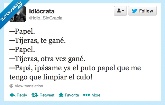 twitter,papel,tijeras,papá,limpiar