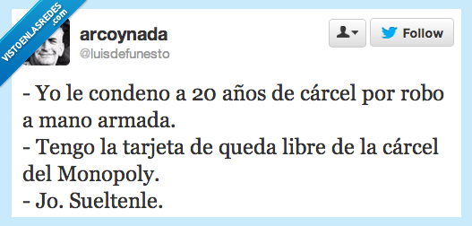 tarjeta,monopoly,libre,mano,armada,atraco,carcel,librar