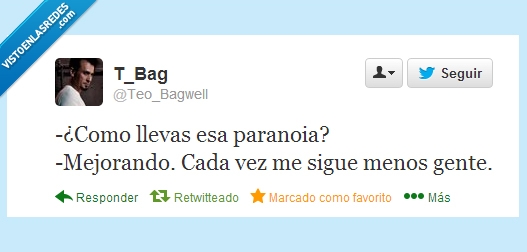 mejor,gente,menos,siguiendo,Twitter,Paranoia