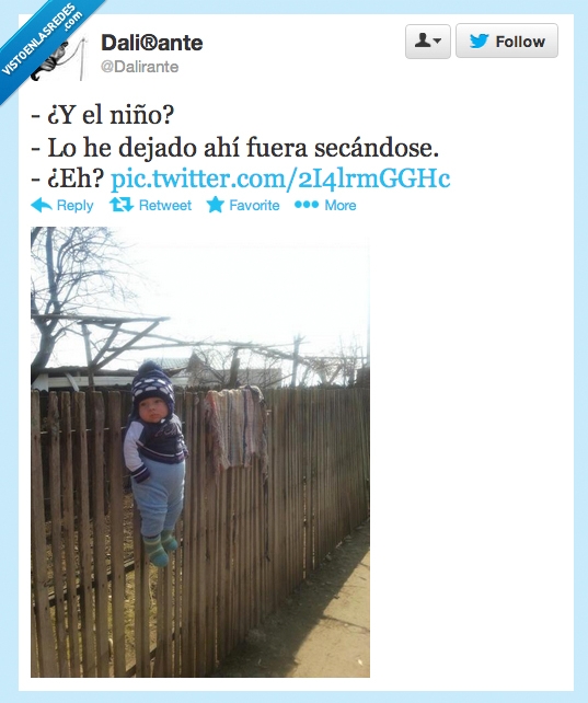 dalirante,padre del año,tender,secar,colgado,niño