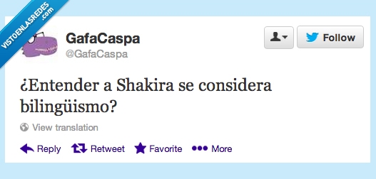 shakira,bilingüe,lenguaje,entender,musica,cantante