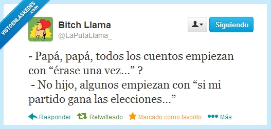 promesa,elecciones,partido,mentiras,política,cuentos,Twitter