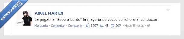 conducir,angel martin,bebe,bebe a bordo,conductor