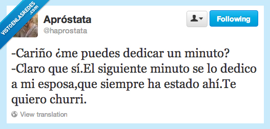 cariño,te quiero churri,siempre,esposa,siguiente,minuto,dedica