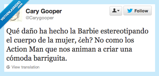 daño,barbie,estereotipando,cuerpo,mujer,action man,criar,comoda,barriguita
