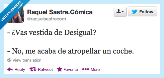 ropa,horrible,coche,atropellar,desigual