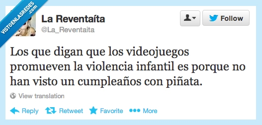 golpe,videojuegos,piñata,niños,violencia,culpa