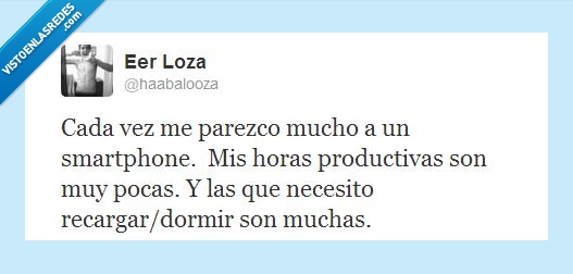 batería,dormir,recargar,parecer,necesito,horas productivas,smartphone