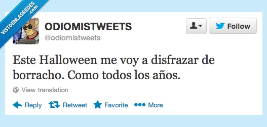 twitter,clásico,todos,años,borracho,disfraz