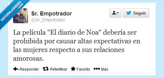 espectativas,prohibida,el diario de noa,mujeres