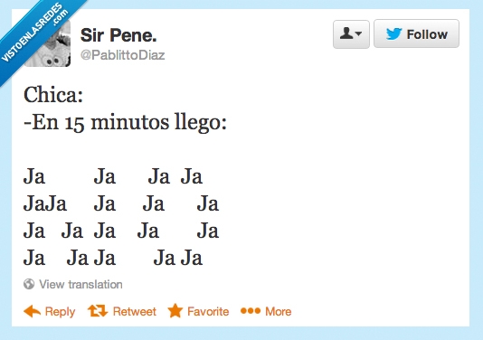 chica,minutos,risa,mentira,jajaja,no,tardar