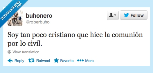 Cristiano,Comunión,Iglesia,por lo civil,poco