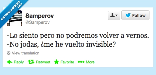 Twitter,Invisible,Relaciones,podemos,volver,vernos,cortar,pareja,romper